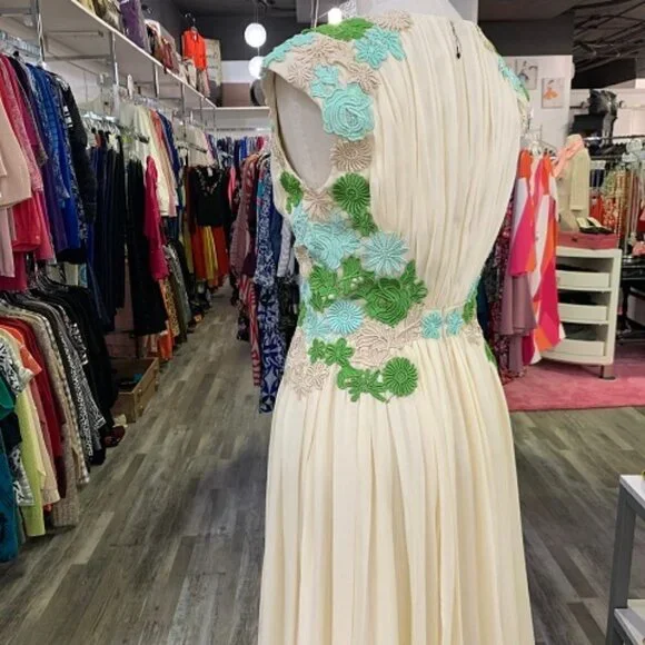 Badgley Mischka Collection Silk Gown - Picture 7 of 8